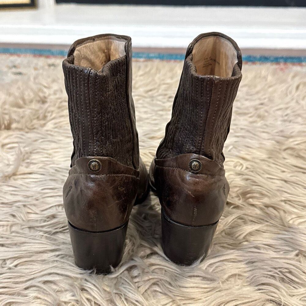Frye Lucinda scrunch short boots size 6.5 - Picture 3 of 8